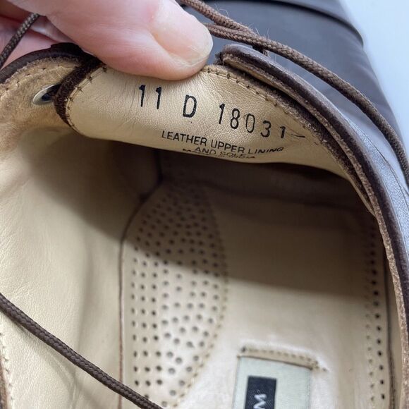 Florsheim Dark Brown Leather Oxfords - Picture 8 of 9